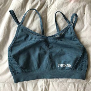 Gymshark Energy+ Seamless Sports Bra - Blue Stone